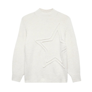Mint Velvet Cream Star Knit Jumper